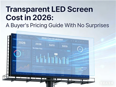 Transparent LED Screen Cost in 2026 Ekitabo ekikwata ku miwendo gy'omuguzi ng...