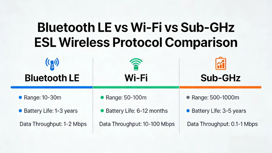 Bluetooth vs Wi-Fi vs Sub-GHz Akabonero akalaga ku shelf ey'ebyuma