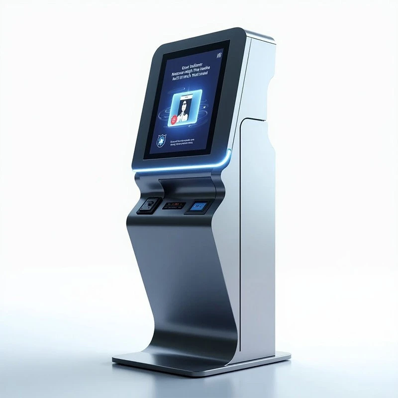 Okweweereza -Okuweereza Tikiti Interactive Kiosk Display